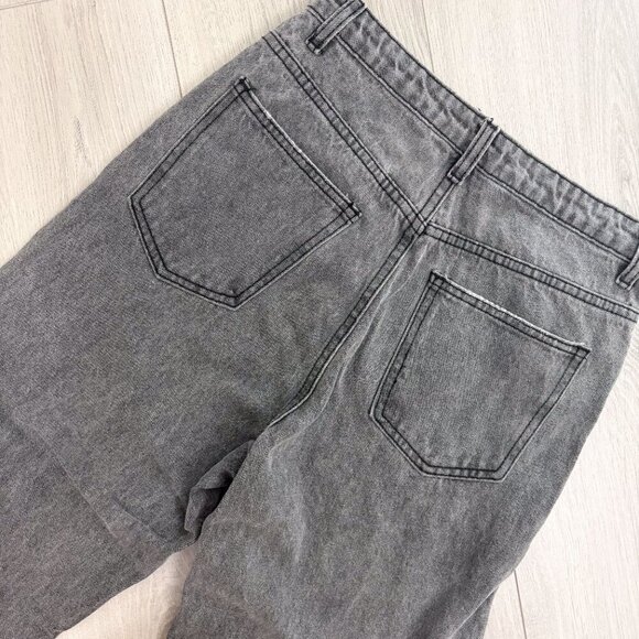 Pretty Little Thing Womens Grey High Waist Mom Jeans 90s Style Size 4 - Picture 6 of 6